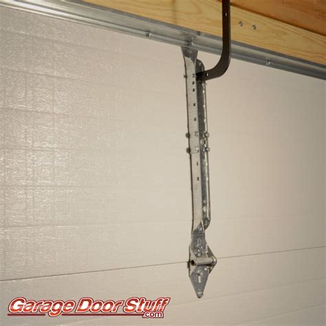 metal gargae door bracket how to rescure to door|garage door brackets pulled out.